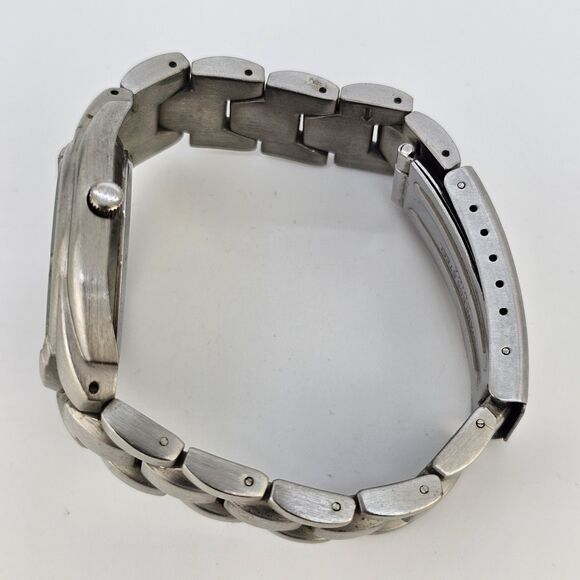 Massimo Men's Watch 37MM Gray Dial Date Gray Bracelet Band 6" New Battery - Picture 10 of 12